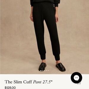 Varley Black Slim Cuff Pant